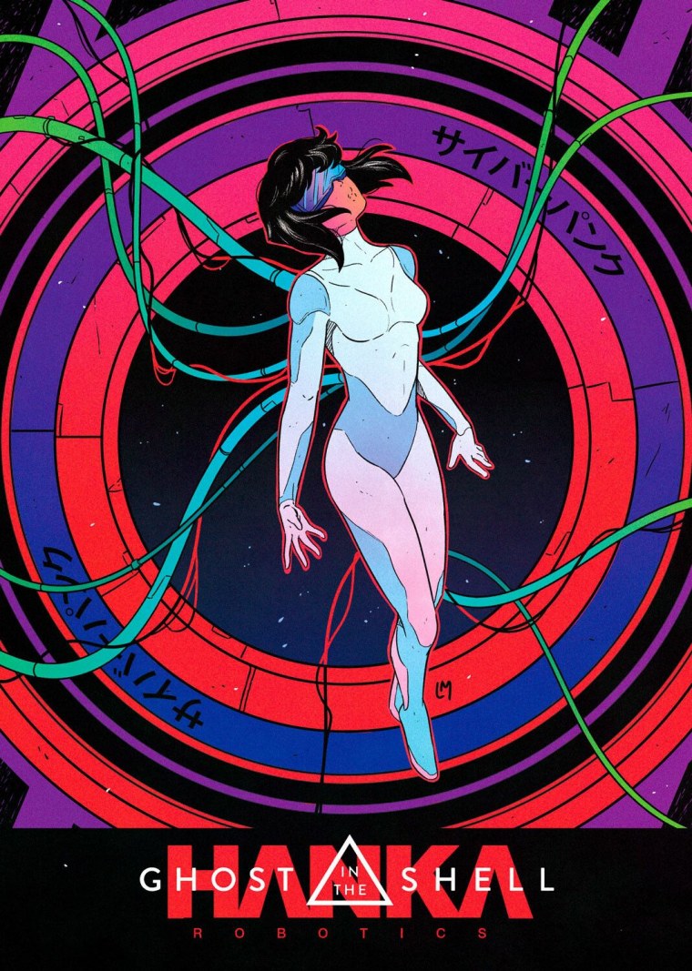 Призрак в доспехах аниме 1995 Постер