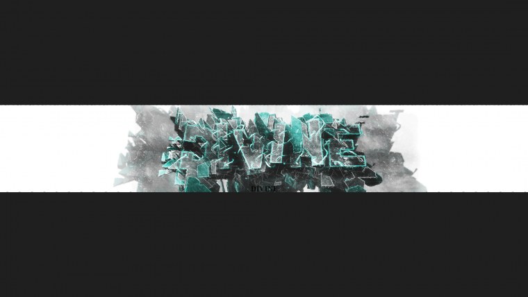 Шапка для канала в белом стиле