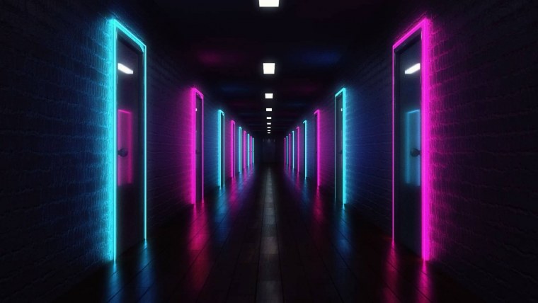 Комната с подсветкой