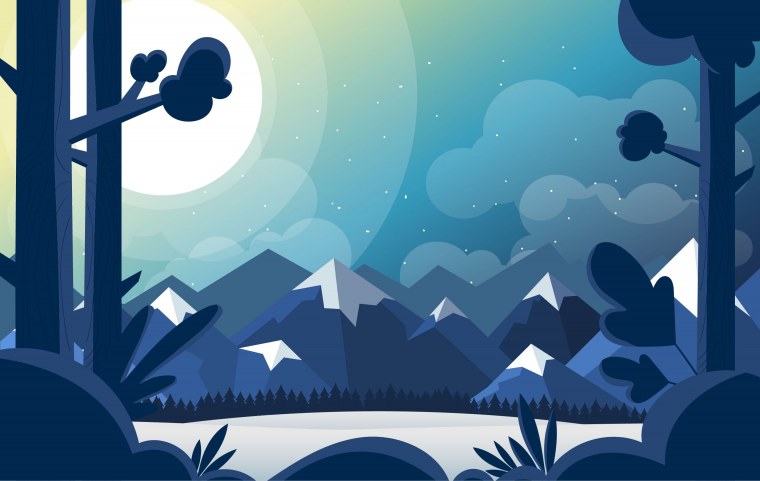 Векторный пейзаж