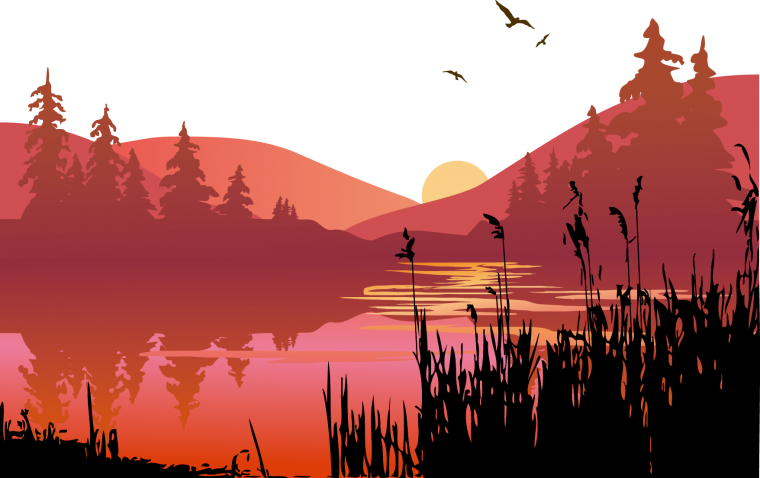 Векторный пейзаж