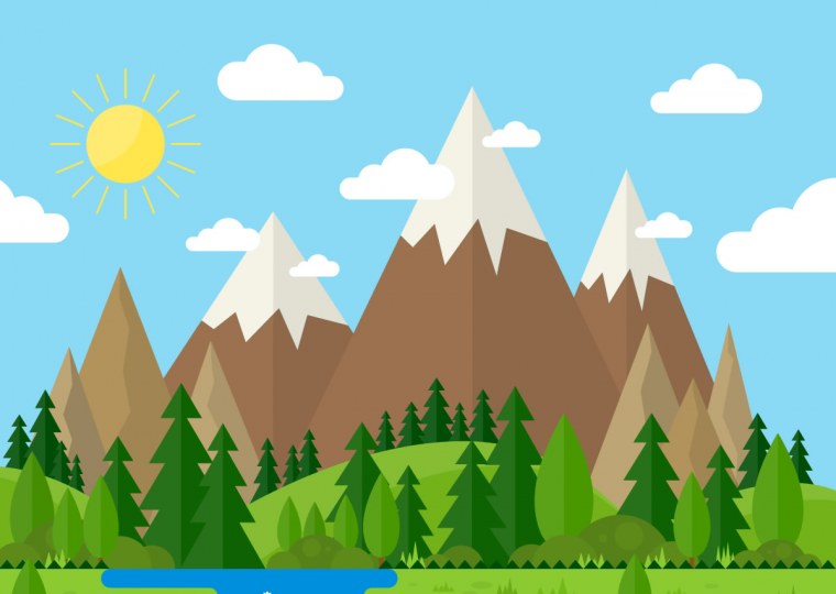 Горы для детей