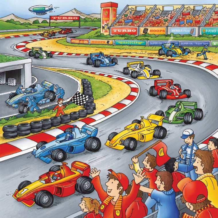 Гонки пазлы