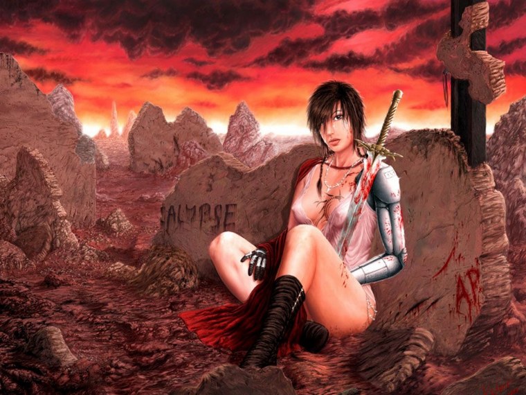 Готика 1 арт с девушками