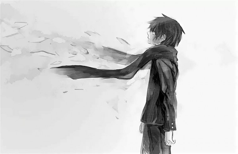 Аниме одинокий парень