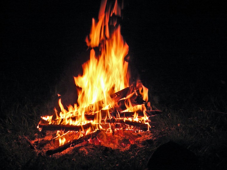Красивый костер