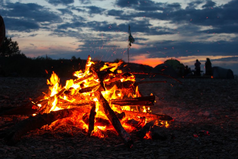 Посиделки у костра на Чусовой