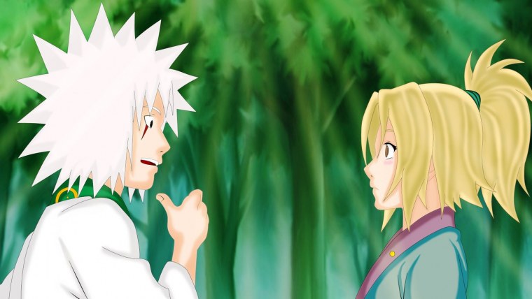 Джирайя и цунаде аниме