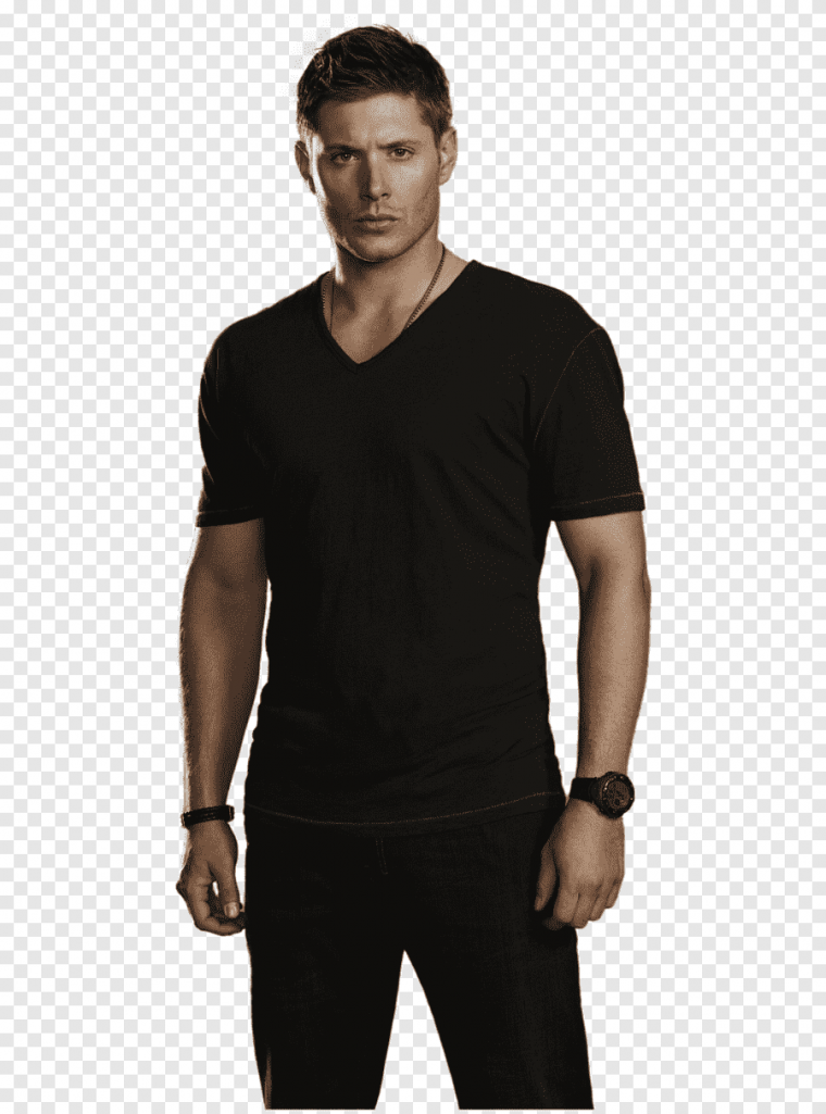 Дженсен Эклз красный костюм