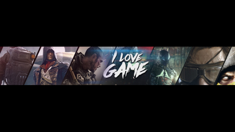 Шапка для игрового канала