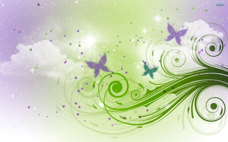 Абстрактные цветочные узоры