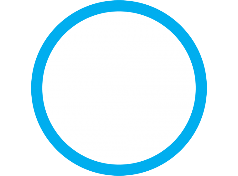 Синий круг на белом фоне