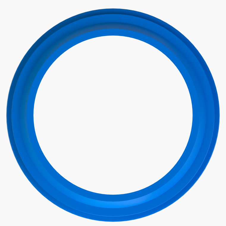 Синий кружок