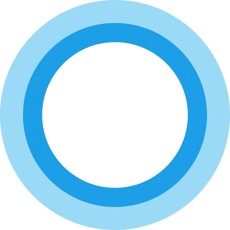 Логотип голубой круг