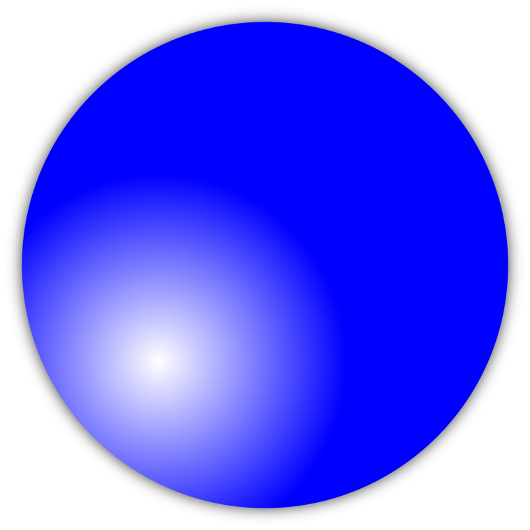 Синие кружочки