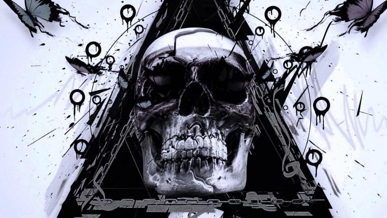 Психодел цветы композиция