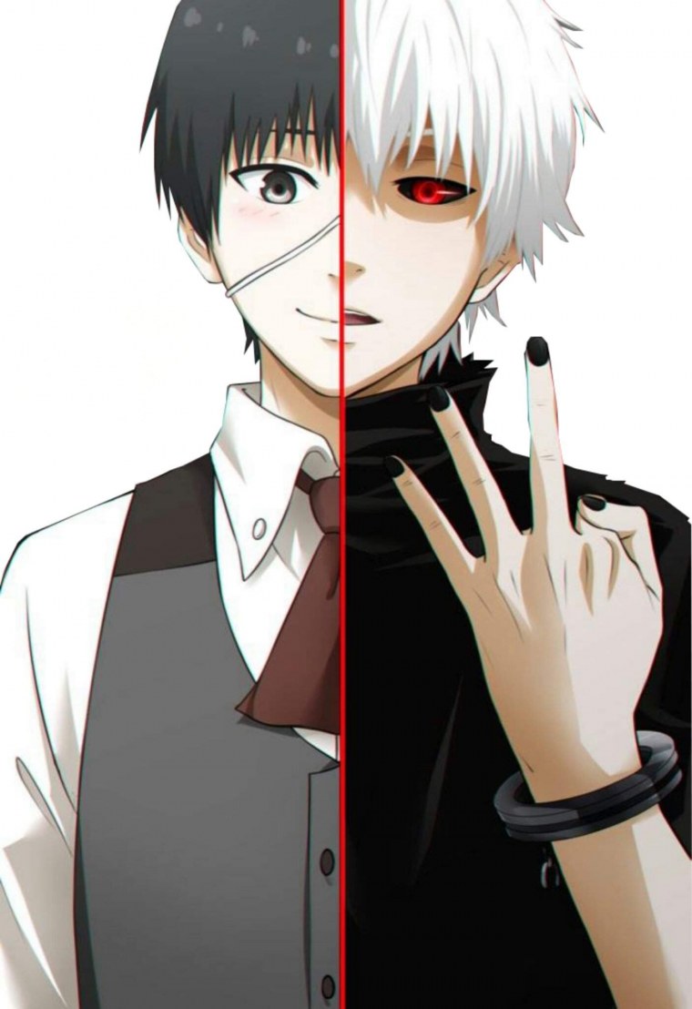 Канеки Кен человек и гуль