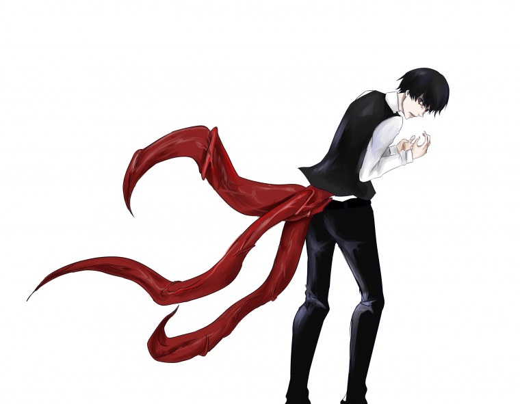 Канеки Кен в костюме аниме