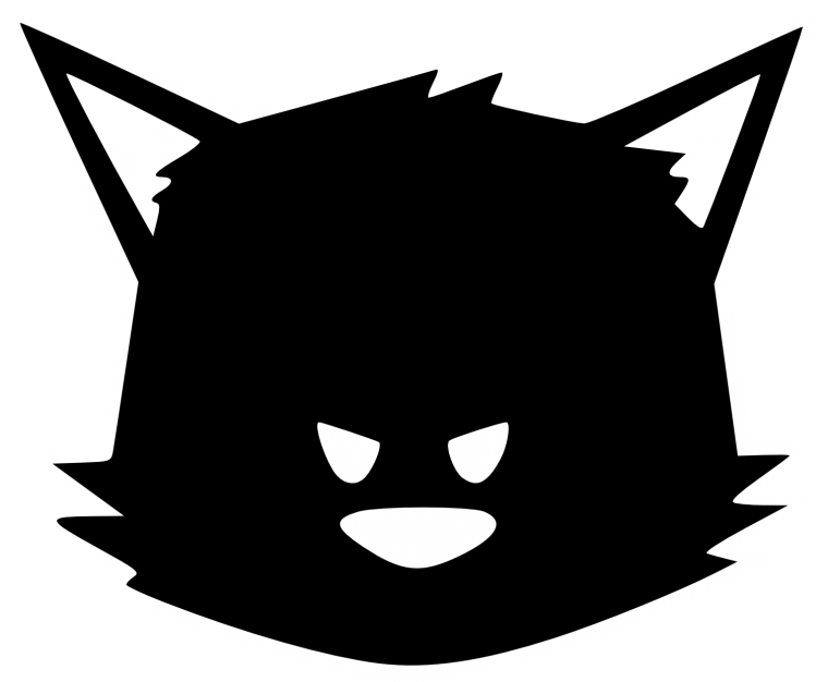 Авы для стима чёрный кот