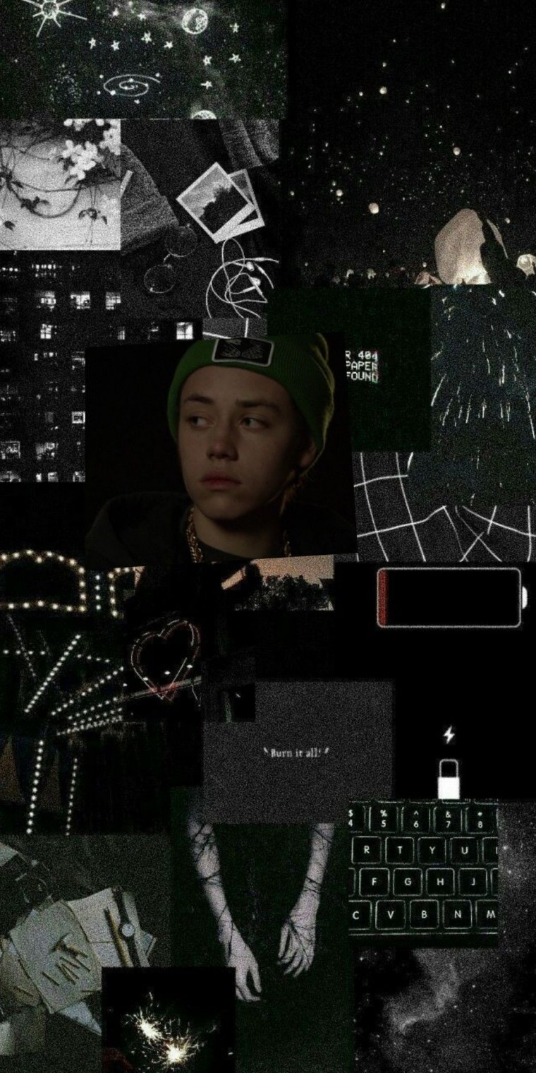 Черный коллаж