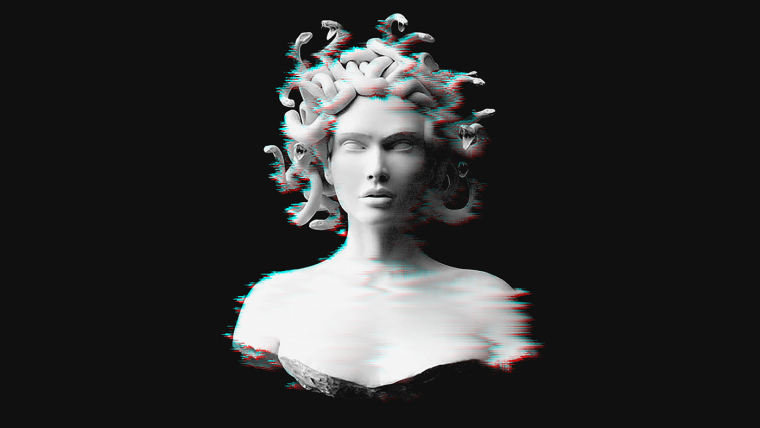 Медуза Горгона статуя