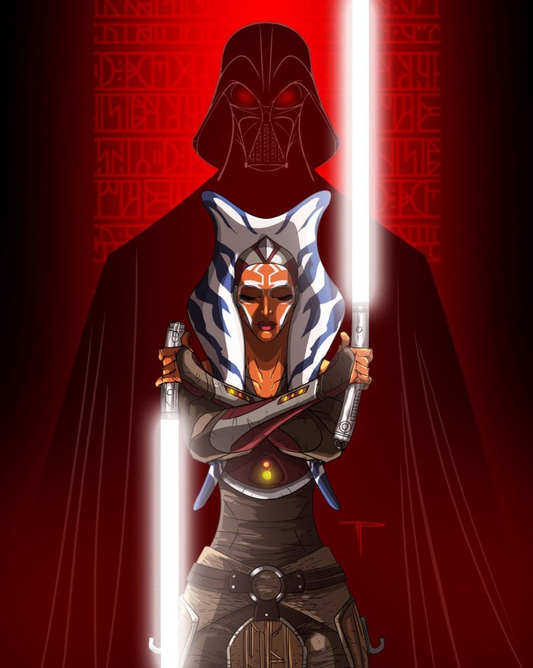 Асока тано и Дарт Вейдер