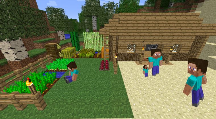 Детская игра майнкрафт