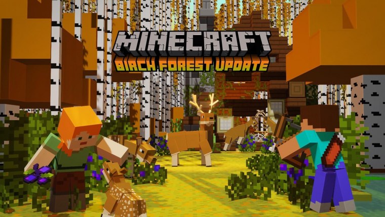 Birch Forest update Minecraft
