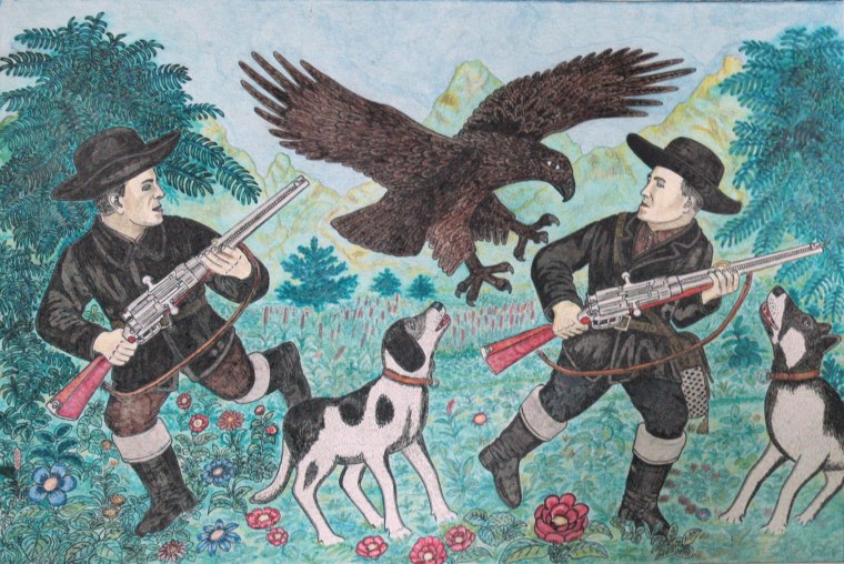 Охотник мультяшный