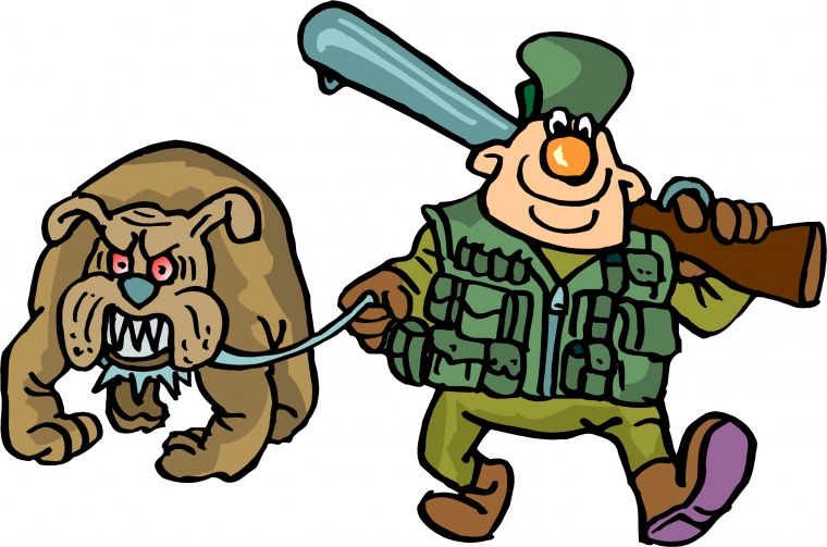 Охотник рисунок