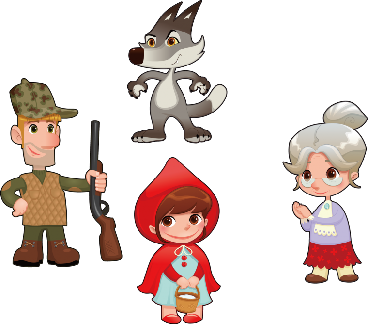 Охотник мультяшный