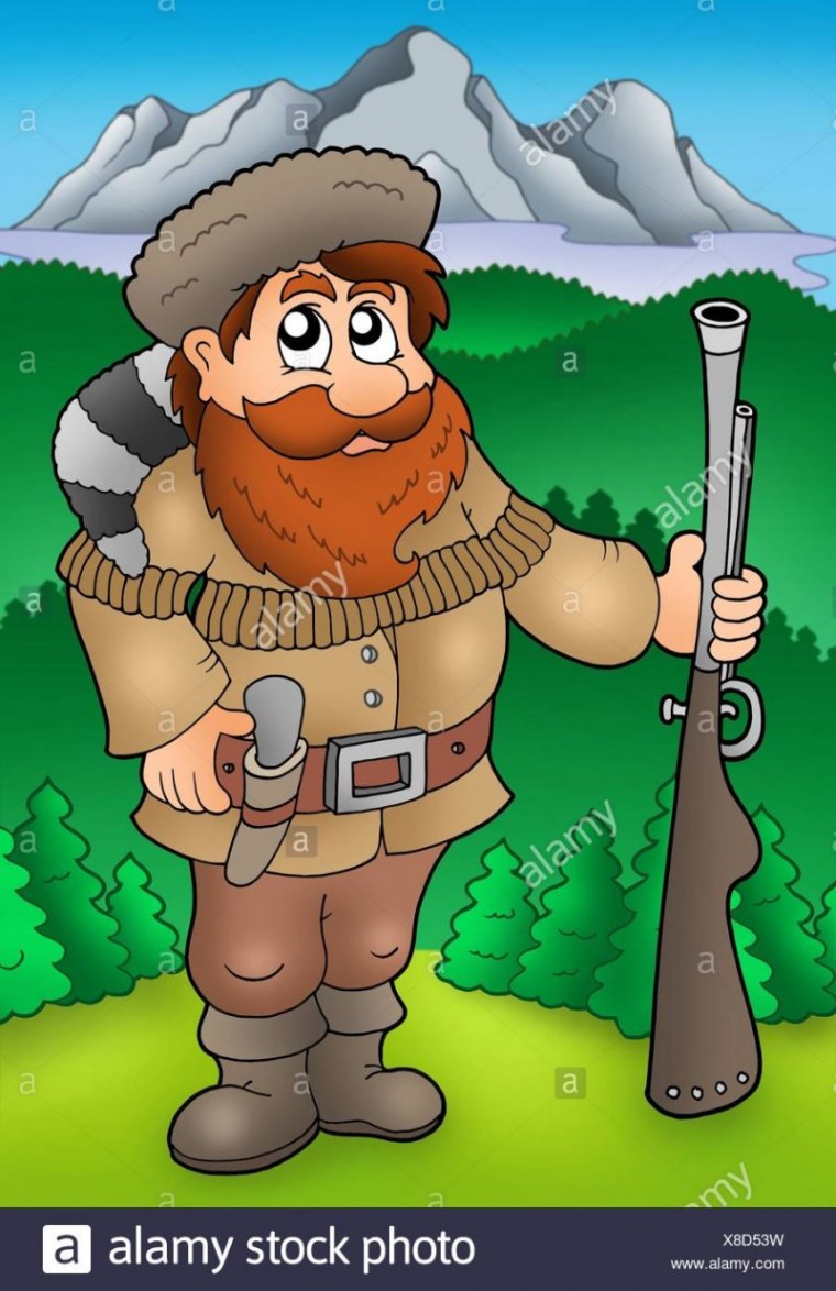 Охотник рисунок