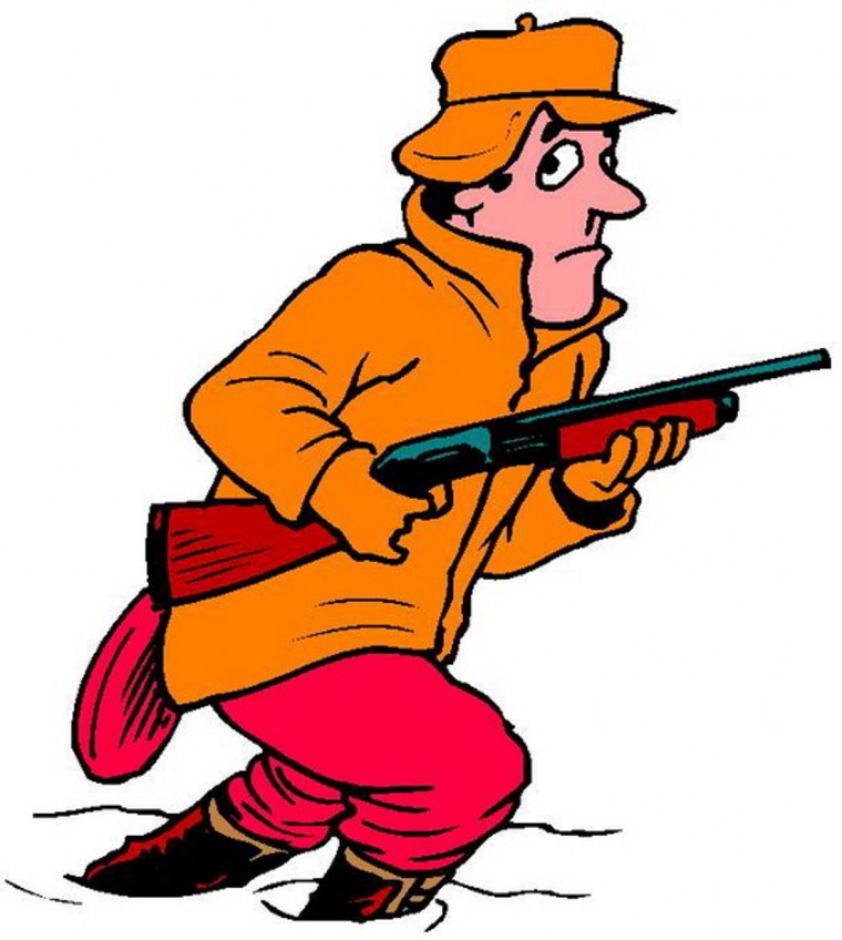 Охотник мультяшный