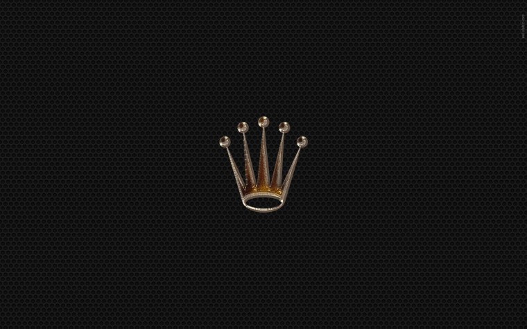 Корона на черном фоне