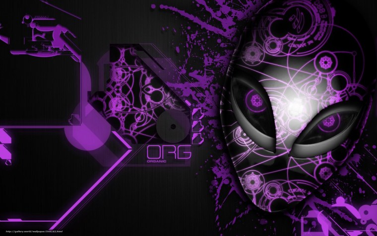 Фиолетовые обои для геймеров