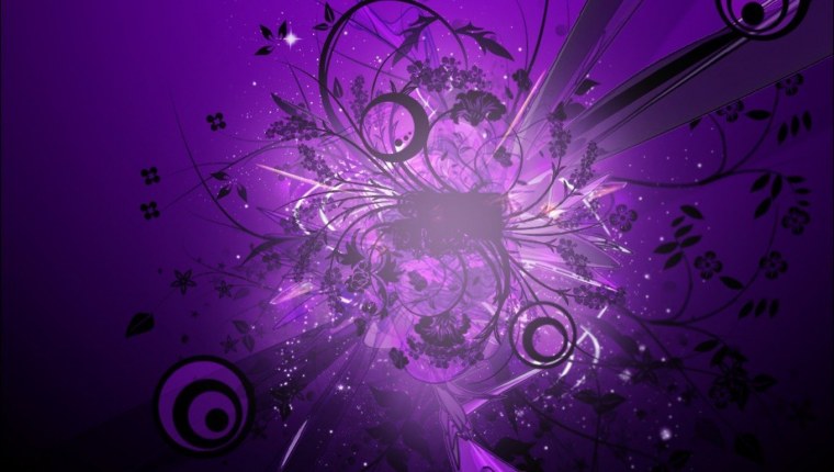 Абстракция в фиолетовых тонах
