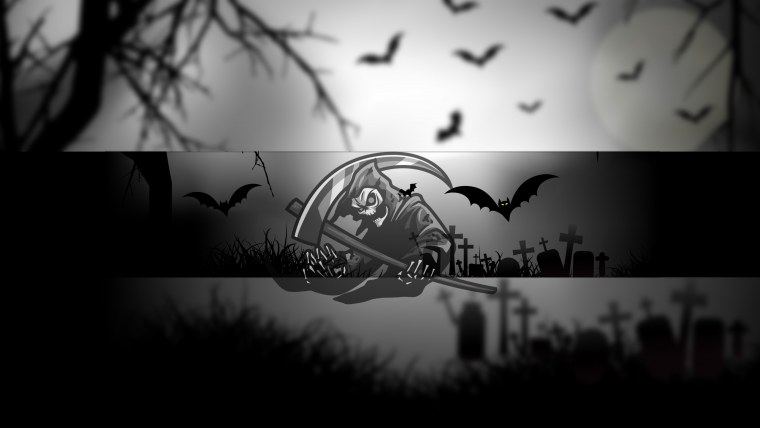 Черно белая шапка для ютуба