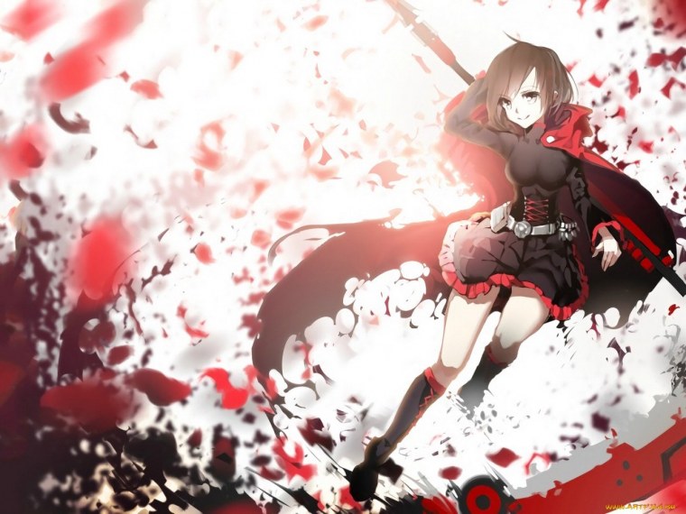 Черно красное аниме