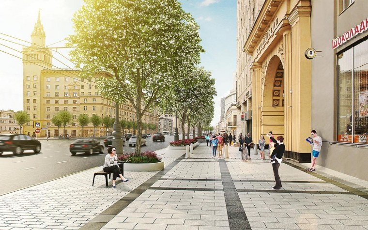 Тверская улица аллея