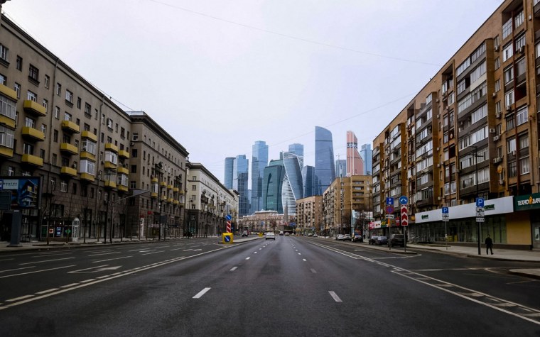 Пандемия 2020 Москва пустые улицы