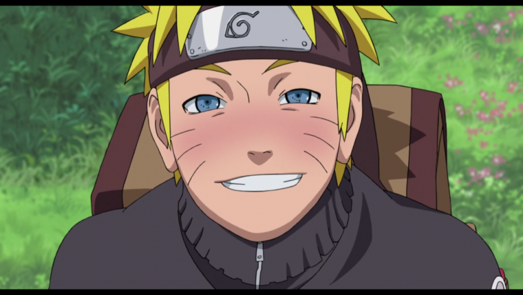 Наруто Узумаки улыбка