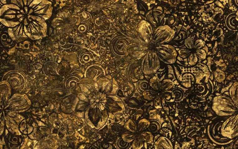Черно золотой фон