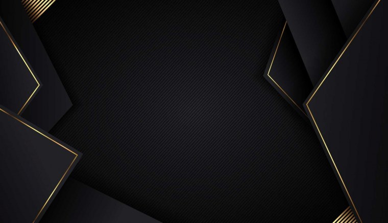 Золото на черном фоне