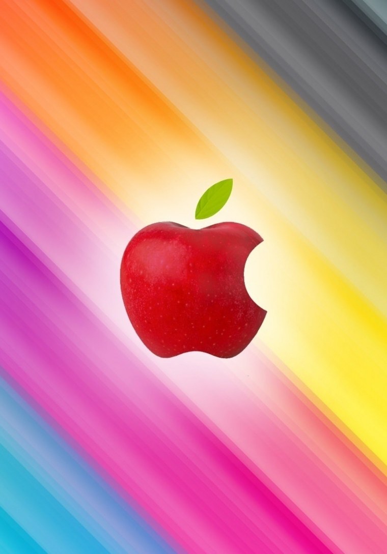 Обои на айфон с яблочком