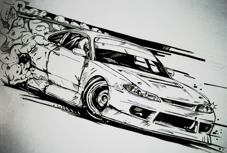 Nissan Silvia s15 чертеж