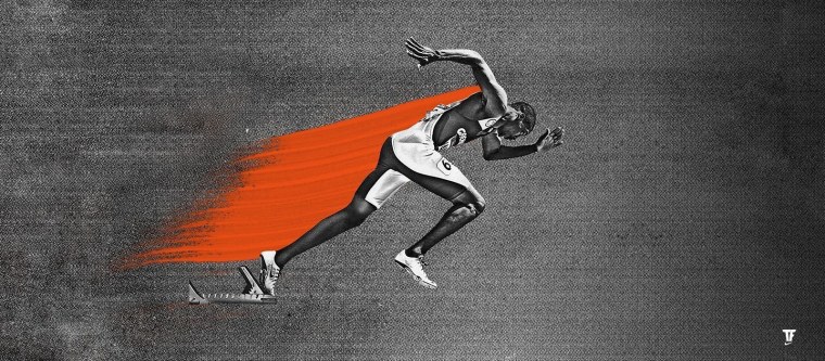 Беговая дорожка на стадионе