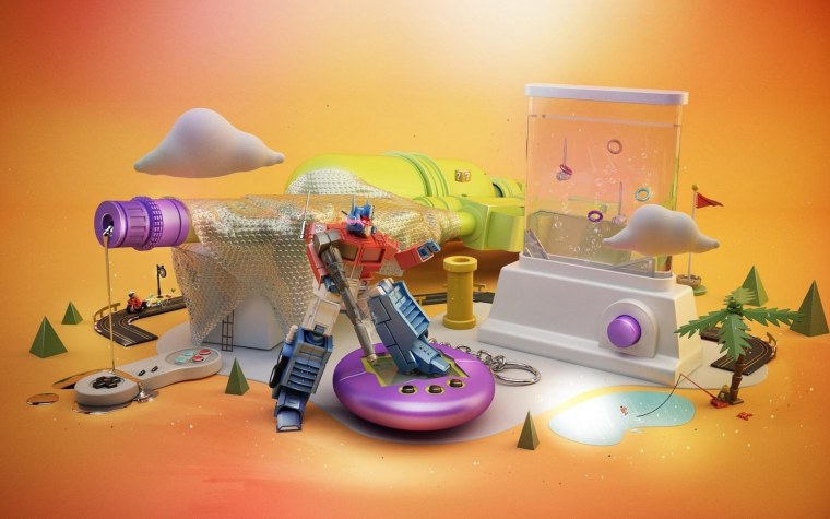 Детские игрушки фон