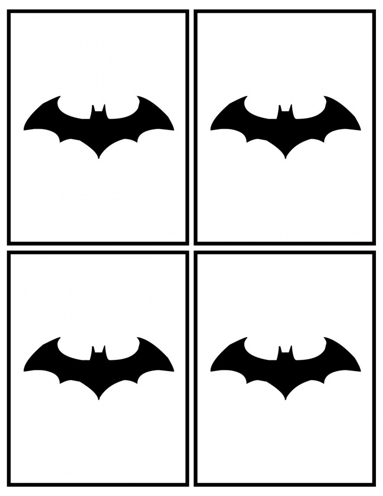 Трафарет Бэтмена