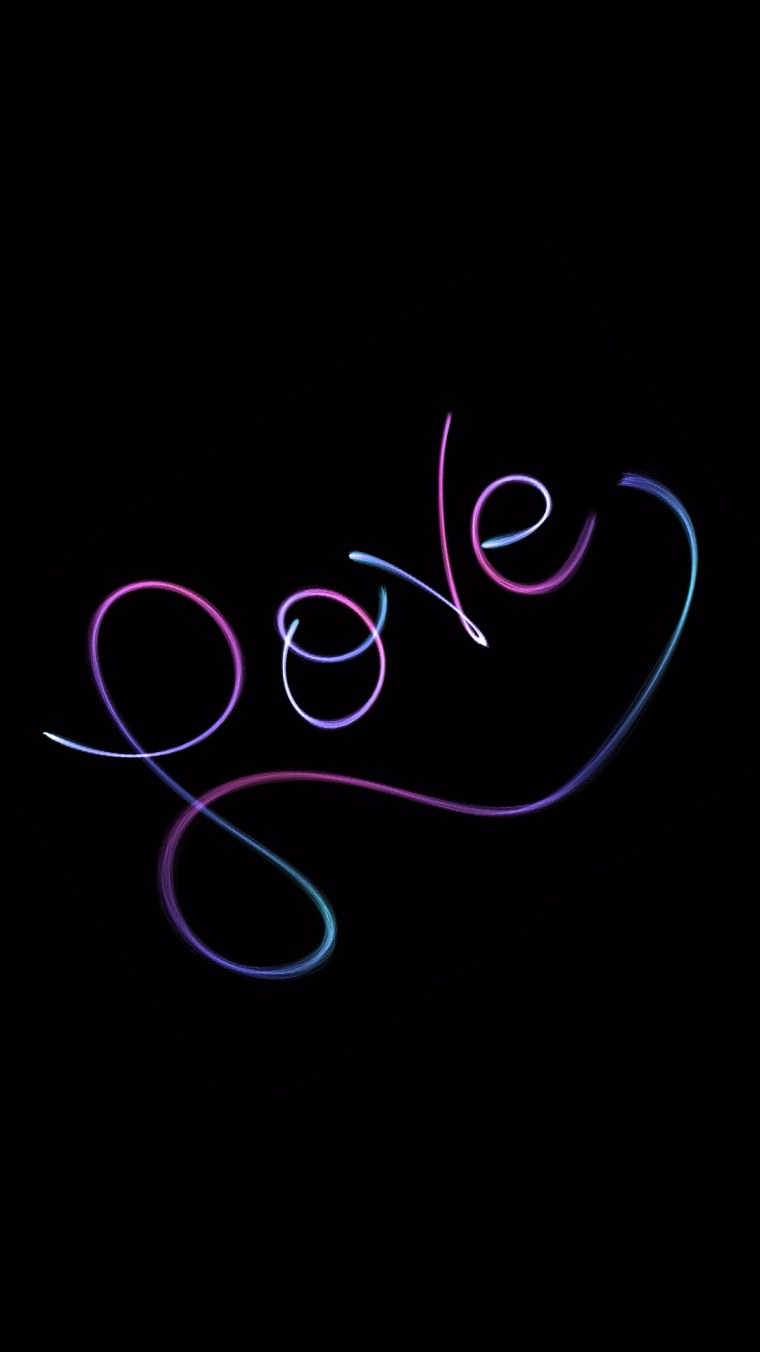 Неоновые надписи на черном фоне