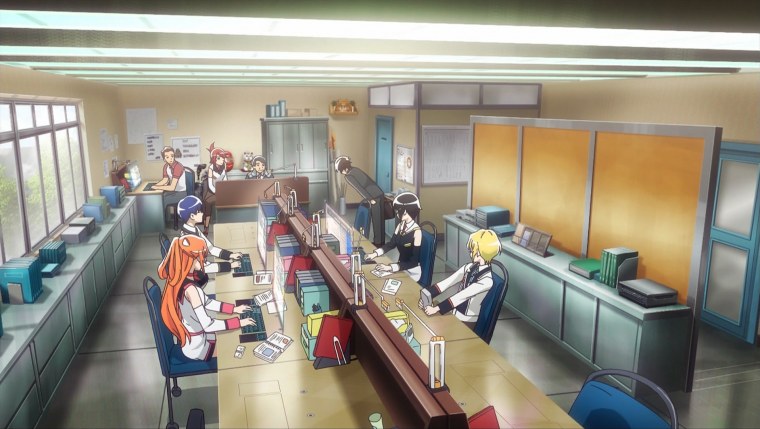 Аниме офис пустой
